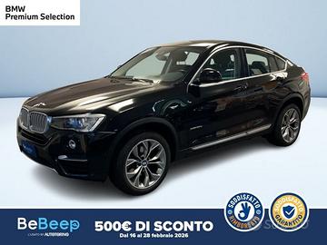 BMW X4 XDRIVE20D XLINE AUTO MY16
