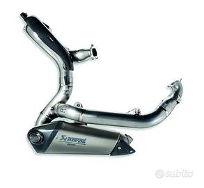 Gruppo scarico completo titanio Akrapovic con mapp