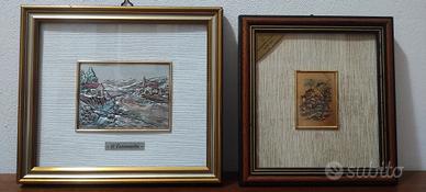 Quadro oro e argento 