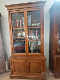 LIBRERIA VETRINA DEI PRIMI 800 ,NOCE