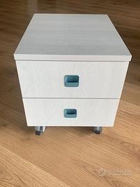 COMODINO SU RUOTE AZIENDA TUMIDEI