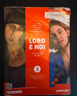 Libro Loro e Noi Vol. 3 - Letteratura Italiana
