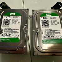 2 hard disk da 1Tb WD Green WD10EZRX