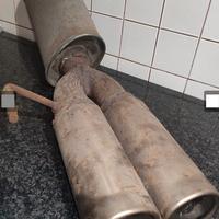 Scarico sportivo doppia uscita trat