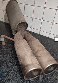 Scarico sportivo doppia uscita trat