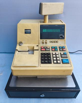 Registratore di cassa vintage Casio 208SR 