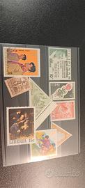 lotto 8 francobolli 