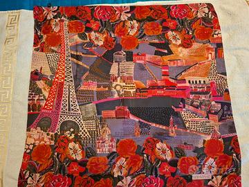 Foulard Gianni Versace 100% Seta - 80x85 cm