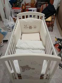 Culla "Cuoricini" Completa