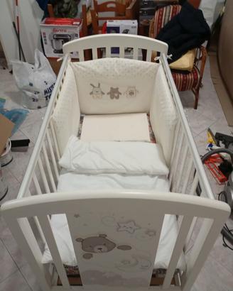 Culla "Cuoricini" Completa