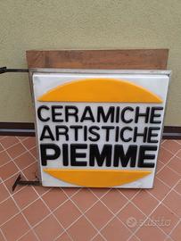 INSEGNA CERAMICHE ARTISTICHE PIEMME FIORANO MODENA