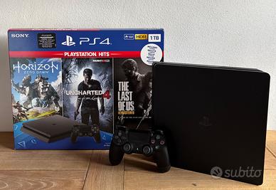 Ps4 Sony con 5 giochi