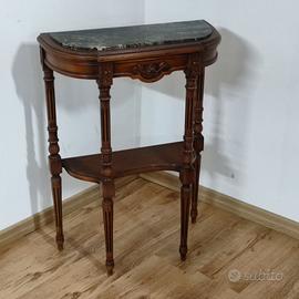 Consolle a Mezzaluna Antica Stile Luigi XVI in Mog