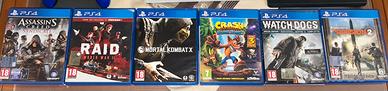 Collezione giochi PS4 originali