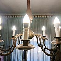 Lampadario in ottone