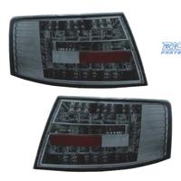 FANALI AUDI A6 4F 04-08 LED FONDO CROMATO FUMÉ