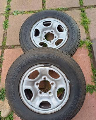 Cerchi e gomme daihatsu feroza/Suzuki