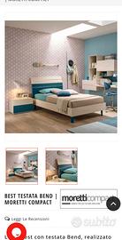 Letto  Moretti Compact + materasso Dorelan 