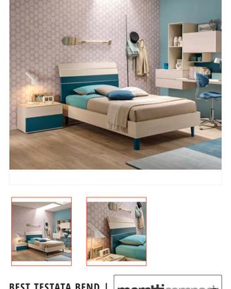 Letto  Moretti Compact + materasso Dorelan 