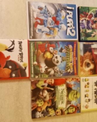 set di n. 7 DVD per bambini/ ragazzi 