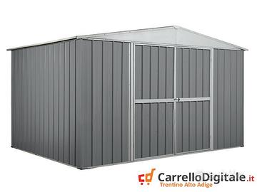 Box in lamiera Acciaio 360x260cm 9mq grigio chiaro