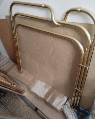 Letto in ottone