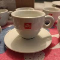 tazze e piattini cappuccino illy