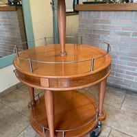 🍾 Carrello Bar Rotondo Professionale