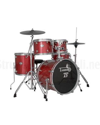 Batteria Acustica TAMBURO T5 S18 – Red Sparkle