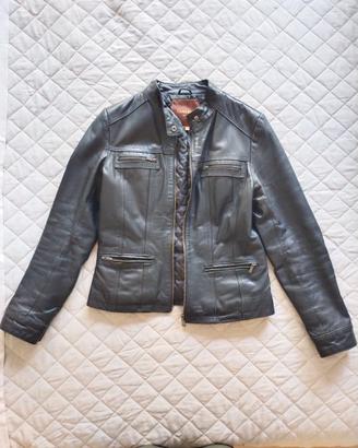 Biker in vera pelle Conbipel da donna
