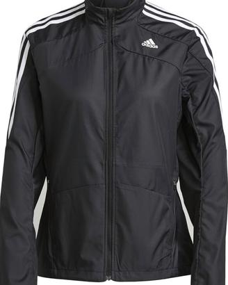 Adidas vVintage Running Jacket nera 3 strisce