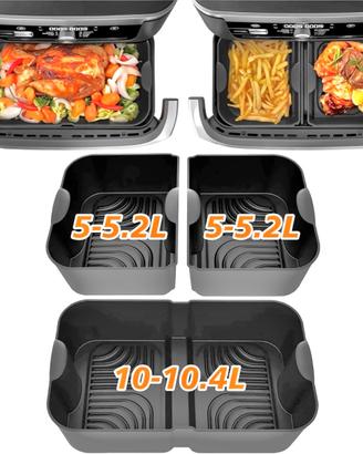 stampi in silicone friggitrice ad aria Cestelli