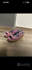 Scarpe plateau lilla