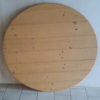 Tavola in legno tonda vari diametri