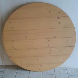 Tavola in legno tonda vari diametri