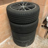 4 cerchi in lega bmw con pneumatici invernali