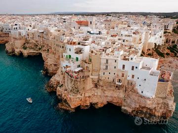 Ristorante con terrazza vista mare a polignano