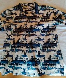 Camicia fantasia maniche corte sun68 tgxl