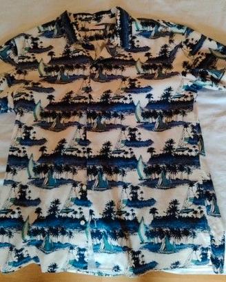 Camicia fantasia maniche corte sun68 tgxl