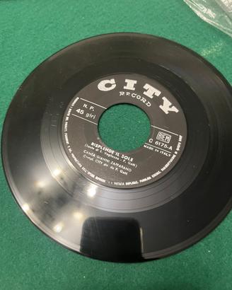 Vinile 45 giri Gianni Zaffarano City Record