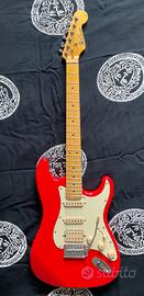Chitarra Elettrica Di Carlo Guitars ST HSS Red 