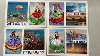 CARTOLINE Vintage "Vestite" anni50/60- Adriatico