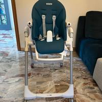 Seggiolone regolabile con ruote