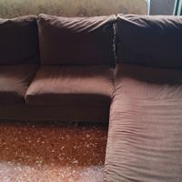 DIVANO VELLUTO CON CHAISE LOUNGE