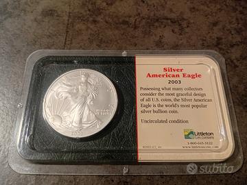 Conio Moneta Mint Silver American Eagle 2003