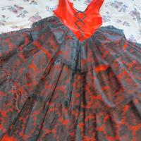 Degas rosso con pizzo nero  Spagnola