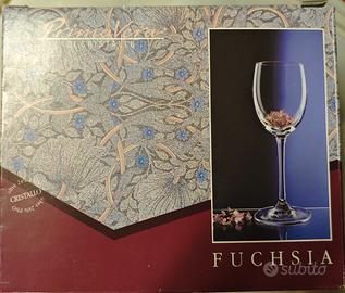 SET CALICI DA VINO IN CRISTALLO 24% PbO