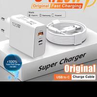 Super Fast carica batteria 120w + cavo