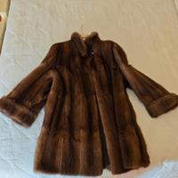 Pelliccia vera vintage con certificato