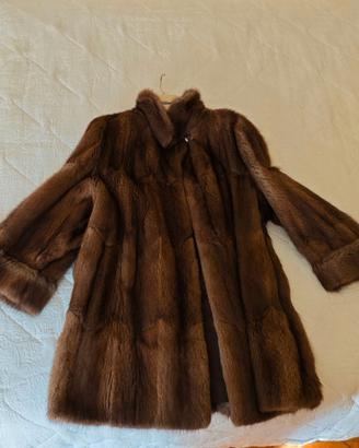 Pelliccia vera vintage con certificato